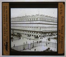 Glasdia Frankreich: Paris - Grands Magasins du Louvre, 1915