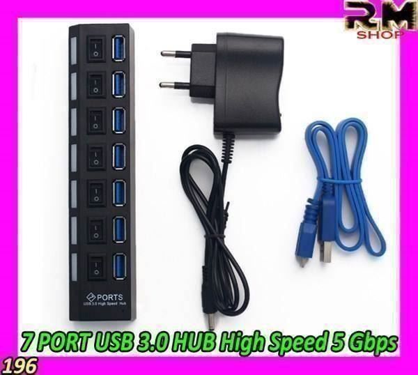 Hubs & Switches: USB 3.0 HUB 7 PORT High Speed 5 Gbps – Neu und originalverpackt aus Unterägeri von RmOnline