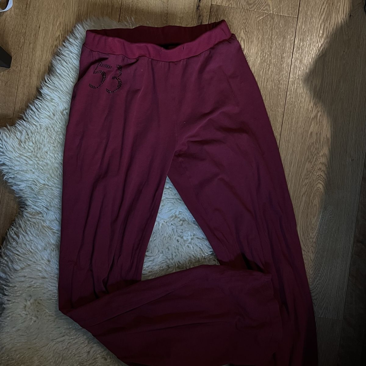 Pantaloni: Pyjama Hose/Jogginghose Weinrot – Nuovo (secondo la descrizione) da Chur venduto da noe_mh8b