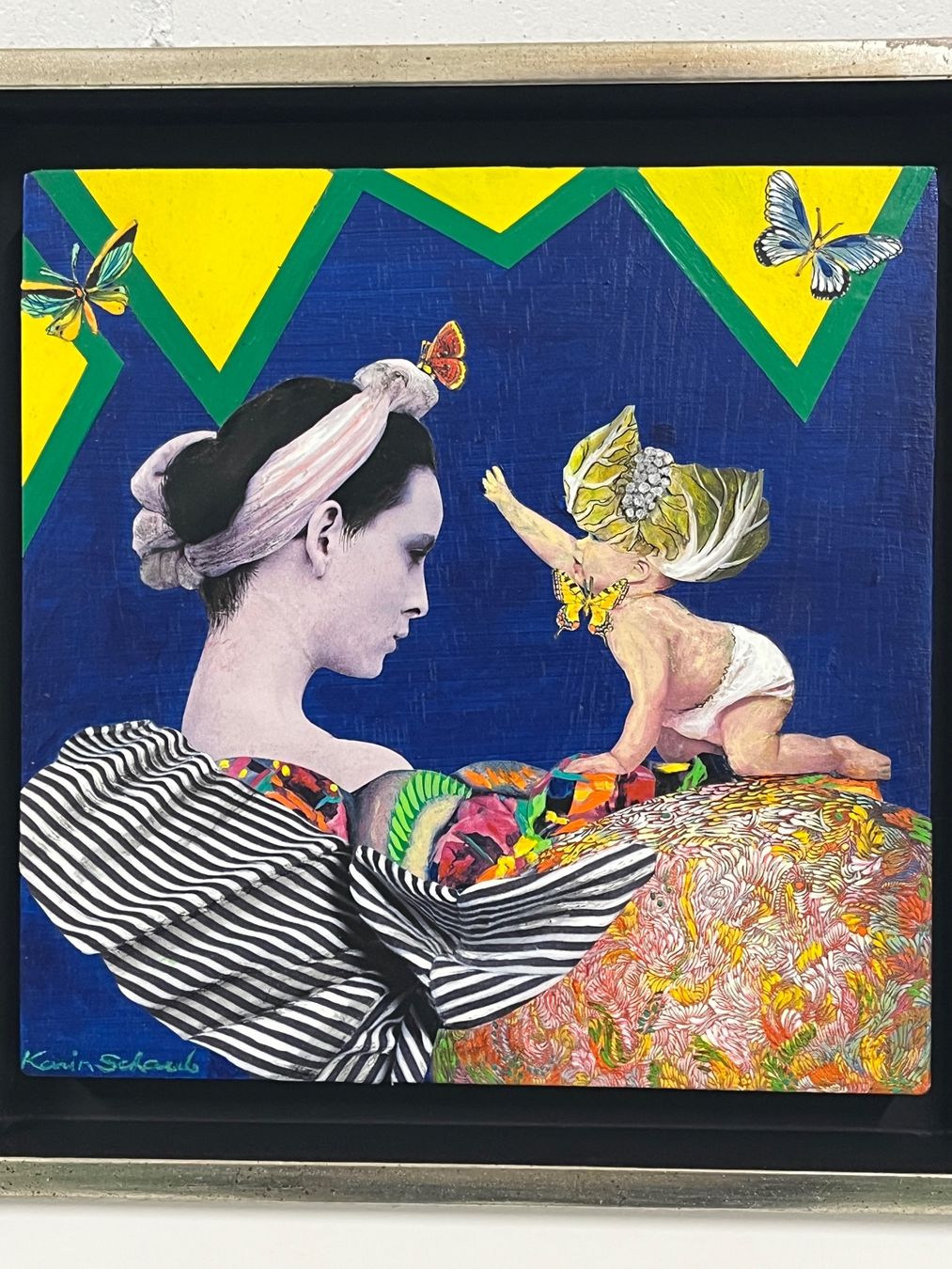 Dipinti: Karin Schaub (1928-2024) - Collage – Usato da Basel venduto da PAUL_ART 2