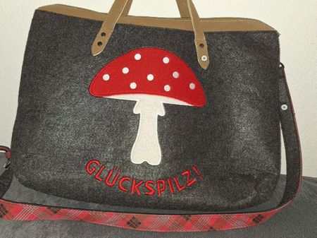 Lap top Filztasche 🍄 Fliegenpilz Glückspilz