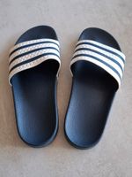 Badeschuhe Adidas Adilette dunkelblau Grösse 40 1/2