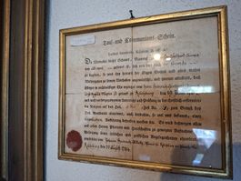 Altes Zeugnis Taufe und Kommunion Kilchberg 1794