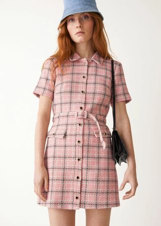& other stories tweed dress