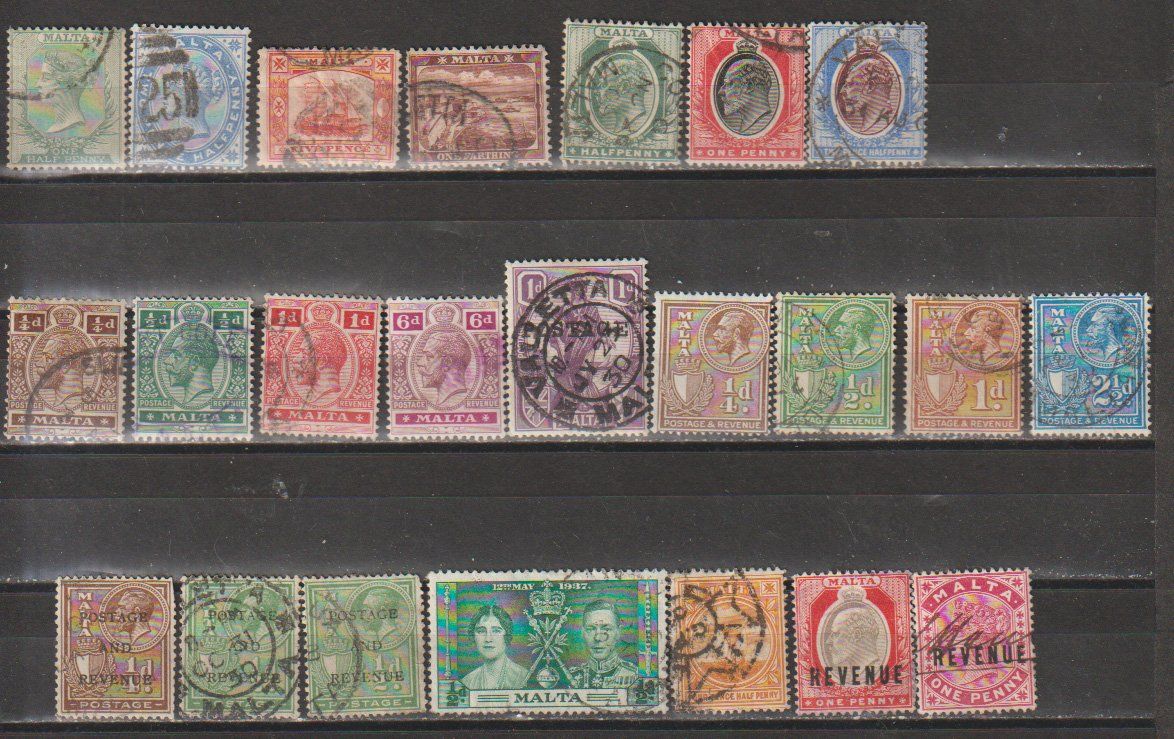 Tutti i francobolli: Malte 1960-1968 – Usato da Crans-Montana venduto da kira56 1