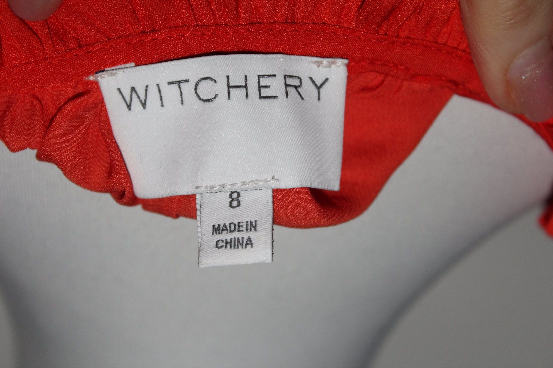 Camicette: Witchery Bluse rot Gr.S – Usato da zürich venduto da kira.jj 2