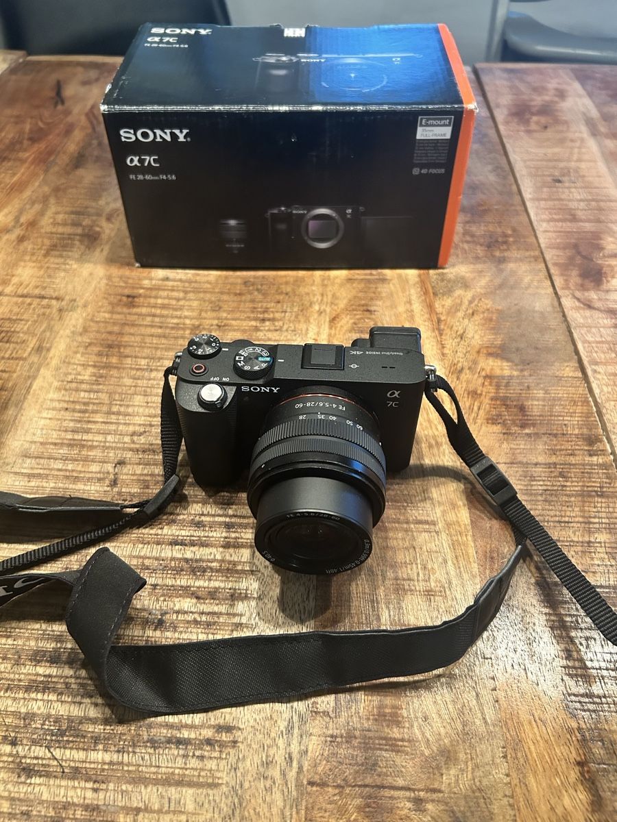Sony Kamera: Kamera Sony Alpha 7C Kit – Neu (gemäss Beschreibung) aus Hendschiken von sil_8r8v 1