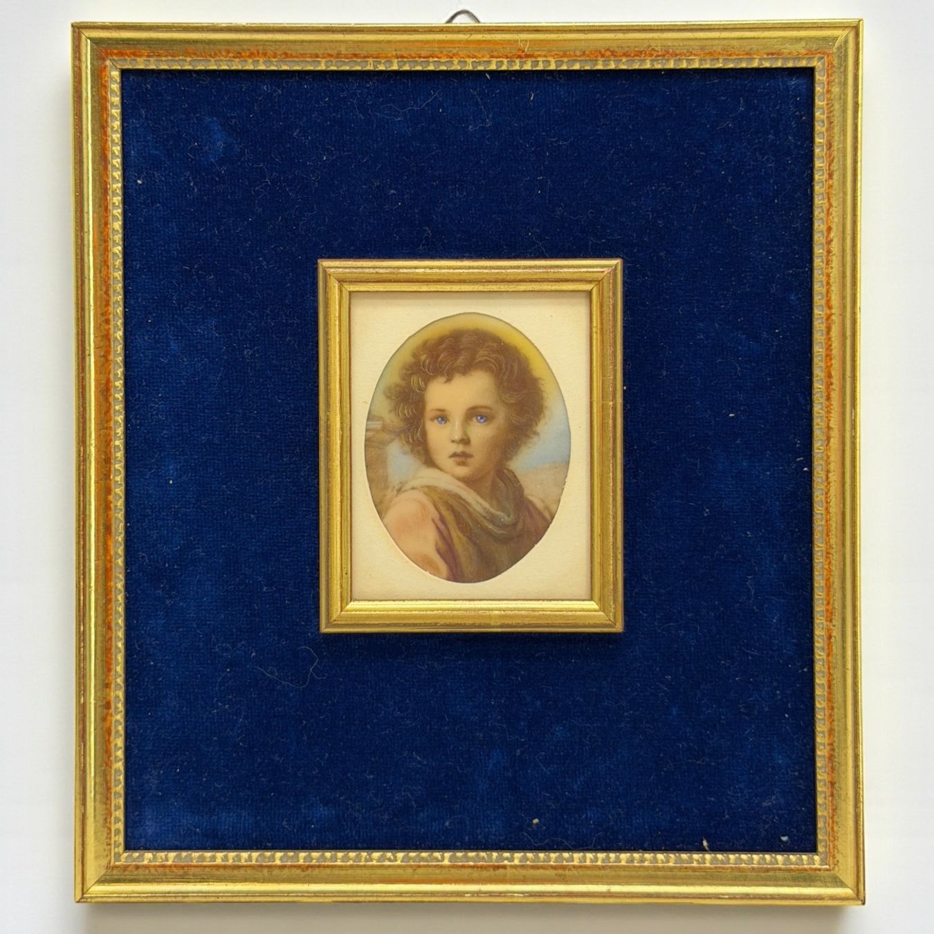 Dipinti: Superbe miniature ancienne "Le Bon Pasteur" d'après Murillo – Usato da Morges venduto da MeeBee