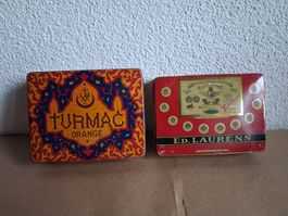 Antike Zigaretten Blechdosen, Turmac & Ed. Laurens Suisse