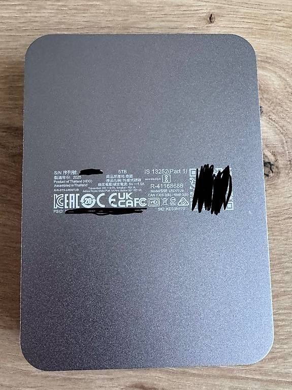 Dischi rigidi: LaCie 5TB HDD, 2025, Grau – Usato da Zürich venduto da hon_xl8b 1