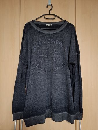Pullover Gr. 44-46/XXL, Soccx, dunkelgrau