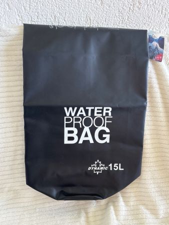 Wasserdichter Packsack Dynamic 15 Liter schwarz neu