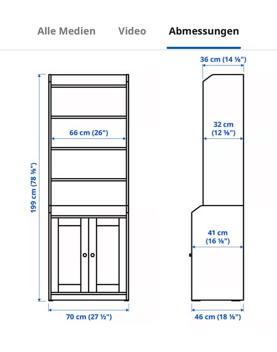 Ikea Étagères: Bookshelf / Cabinet – D'occasion à Oberengstringen par Hester_SH 3