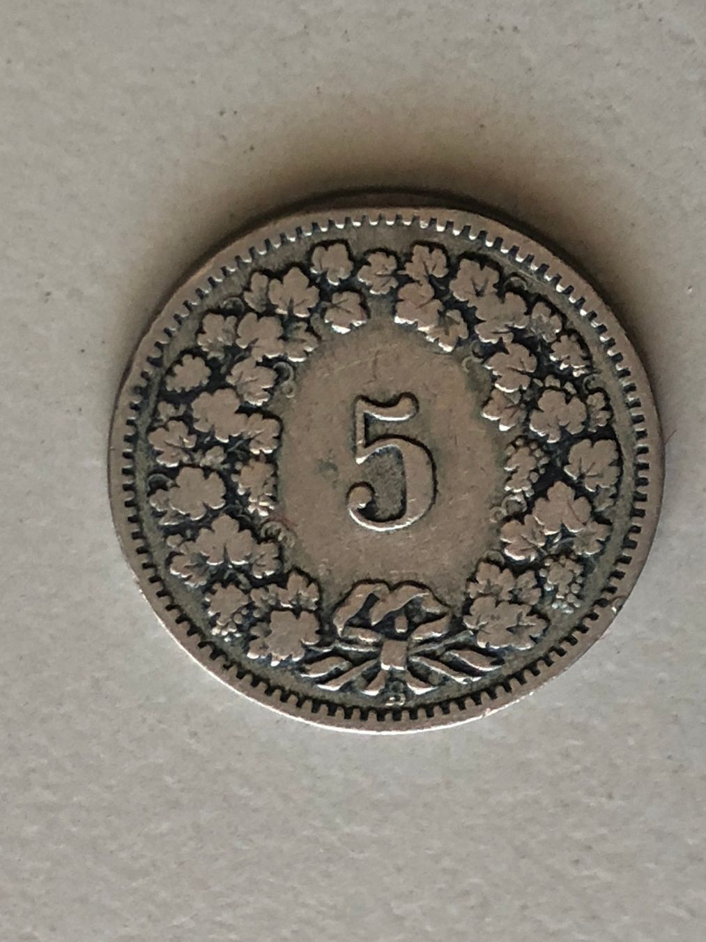 Tutti le monete: 5 Rp. 1883 – Usato da Schötz venduto da Odpa 1