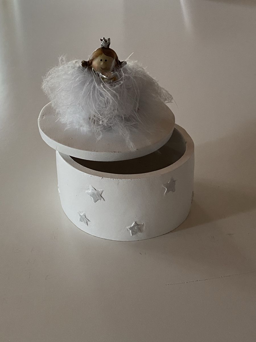 Alle Dekorationen: Weihnachtsdose Engel neu weiss – Neu und originalverpackt aus Brugg AG von Honeybee6 2