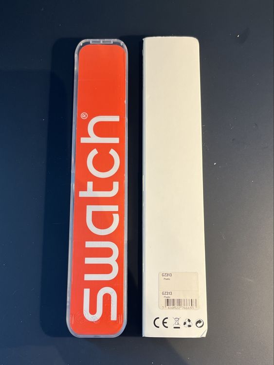 Swatch Uhren: Klassische Swatch Uhr mit orangen Armband – Gebraucht aus Lupsingen von sil_l6wg 5