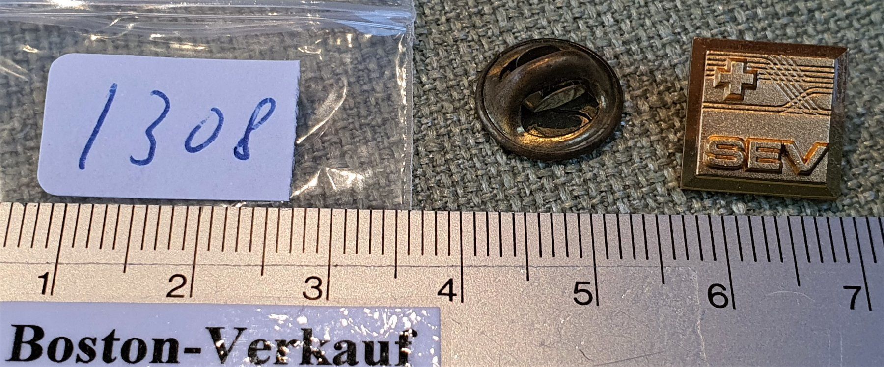 SBB/CFF/FFS Placchette & Badge: I308 Pin Schweizer Eisenbahn Verband SEV – Usato da Reinach BL venduto da Boston-Verkauf 2