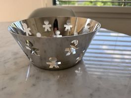 Alessi Girotondo Design Obstschale Edelstahl Ø 23 cm