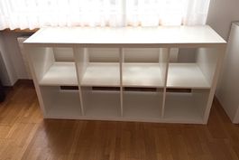 Ikea Kallax 8er Möbel Gestell weiss