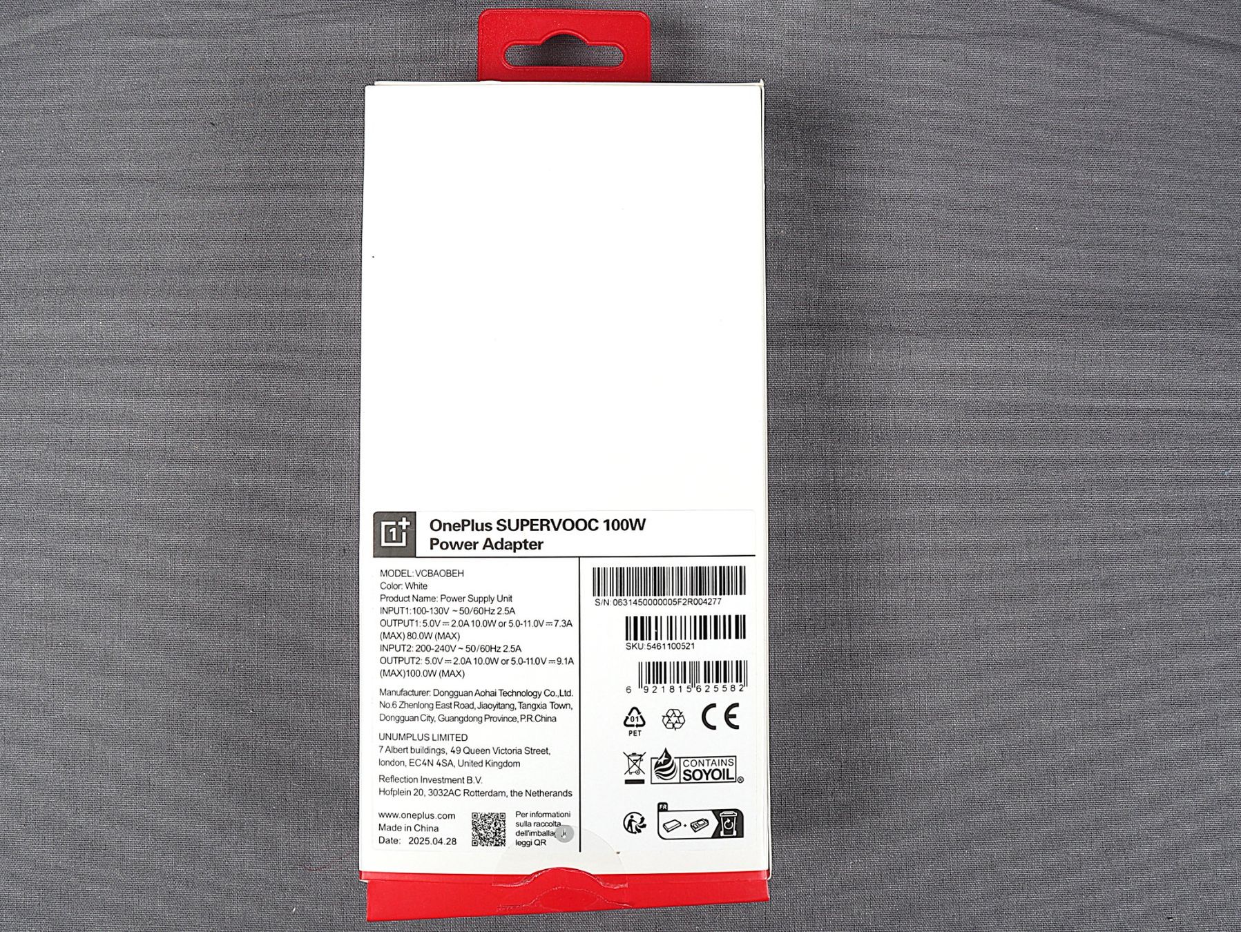 Unità & Adattatore: ONEPLUS Supervooc 100W Power Adapter ( Kit) – Nuovo (secondo la descrizione) da Steinen venduto da Restwert_Steinen 3