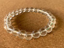 Stein-Armband transparent (17.5 cm)