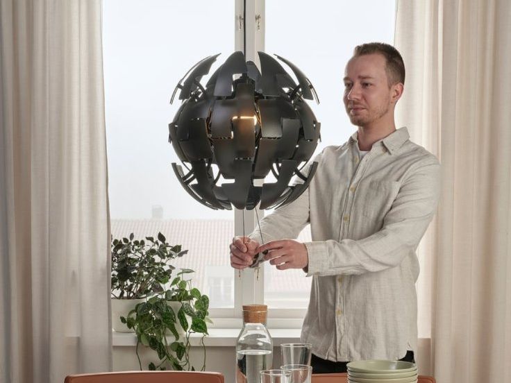 Ikea Kronleuchter & Deckenlampen: Lampe noire Ikea – Gebraucht aus Granges-Paccot von Cecile76 1