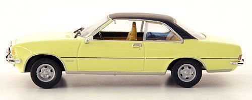 Opel Modellautos: Opel Commodore B GS/E Coupé 1972-1977 gelb / matt- schwarz – Neu und originalverpackt aus Gerlafingen von espero88 2