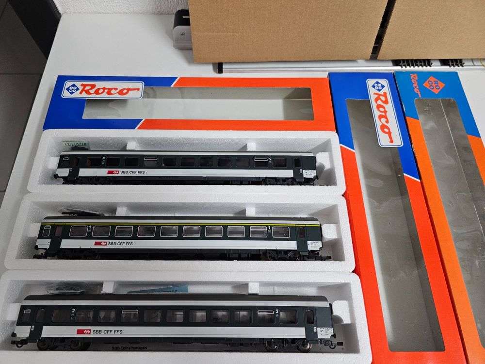 ROCO 3 voitures CFF dès1.-fr (D'occasion) à bassecourt pour CHF 46 ...