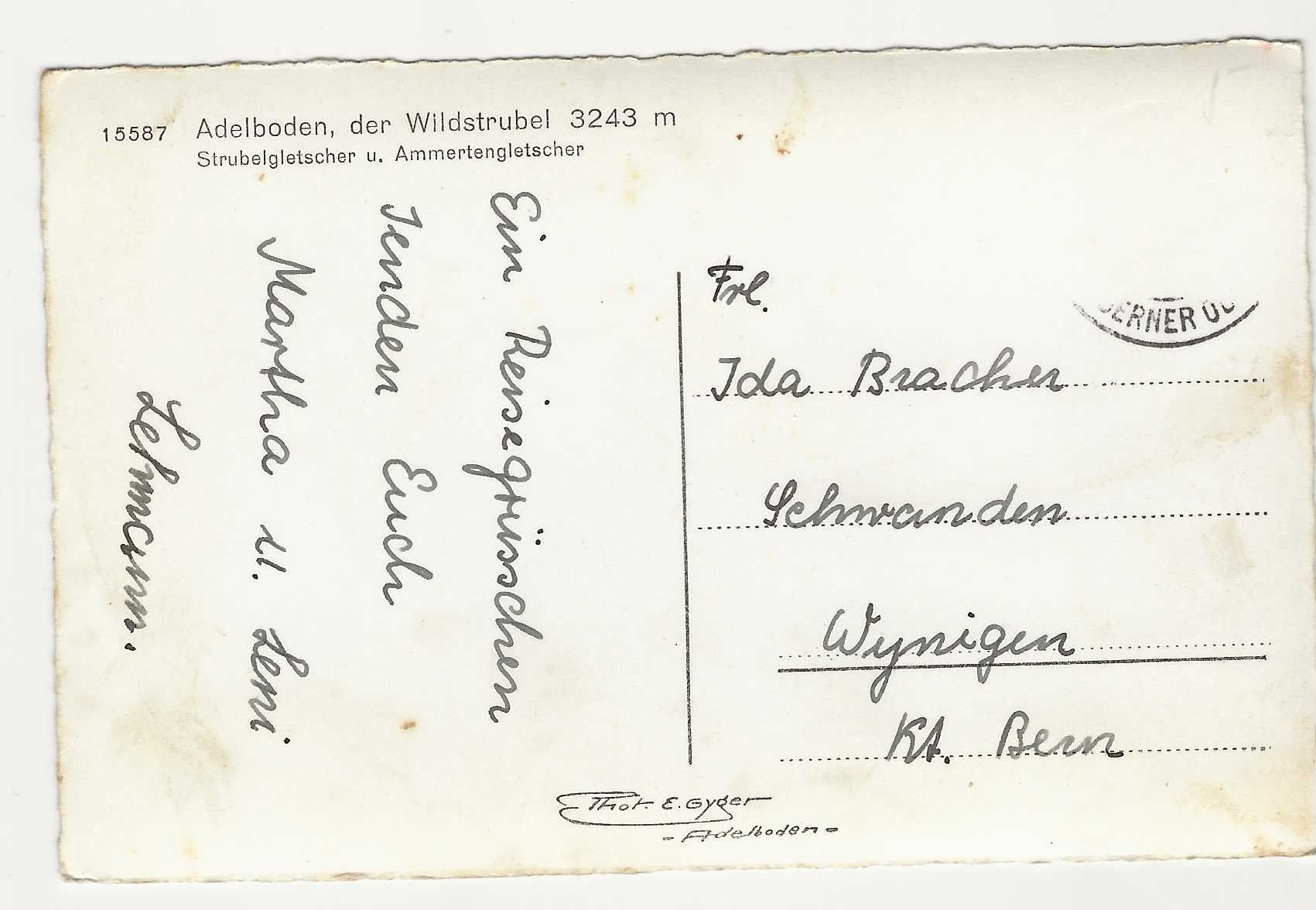 Cartoline postali: Adelboden,  der wildstrudel – Usato da Küttigen venduto da rolypo 1