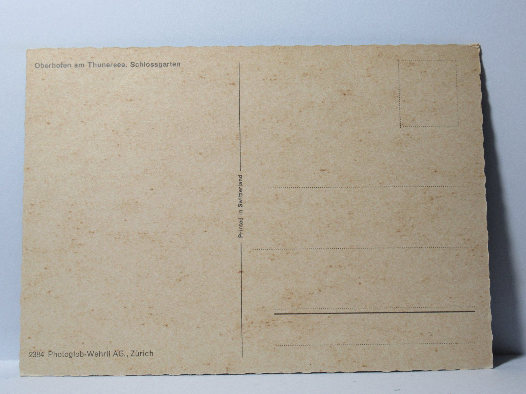 Ansichtskarten: Thunersee , Schiff – Neu (gemäss Beschreibung) aus Grenchen von Bluemchen1900 1