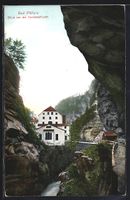 Bad Pfäfers, Blick von der Taminaschluc