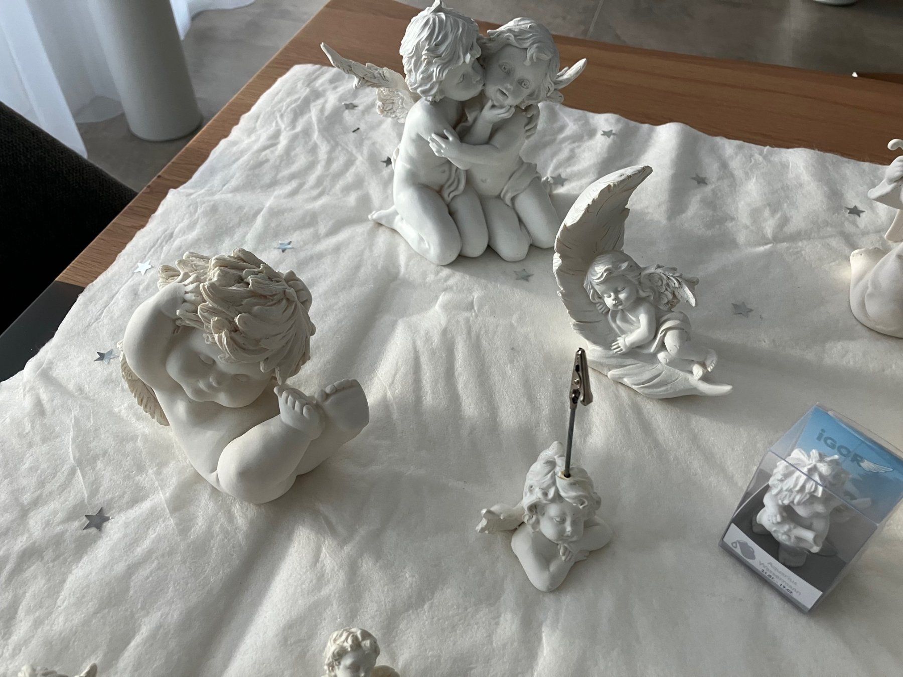 Statuette: Engel-Figuren Set, 12-teilig – Nuovo (secondo la descrizione) da Seewen Sz venduto da marmot10 1