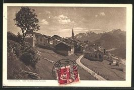 Guarda, Unterengadin, gelaufen 1917 (Meisser)