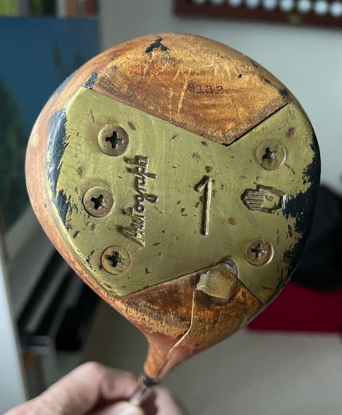 Mazze & Set: Antiker Holz-Golfschläger Driver – Usato da Au ZH venduto da Ehanni 2