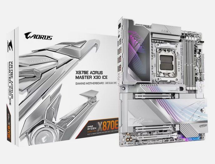 Gigabyte Schede madri: Gigabyte X870E AORUS MASTER X3D ICE – Usato da Fraubrunnen venduto da myycco
