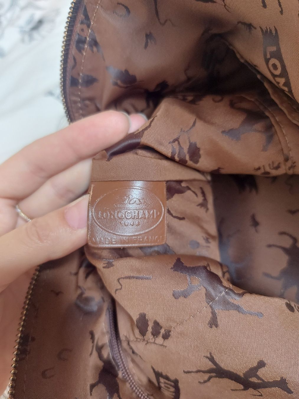 Longchamp Borse da donna: Sac à main Longchamp en cuir – Usato da Lausanne venduto da Super-cerise 6