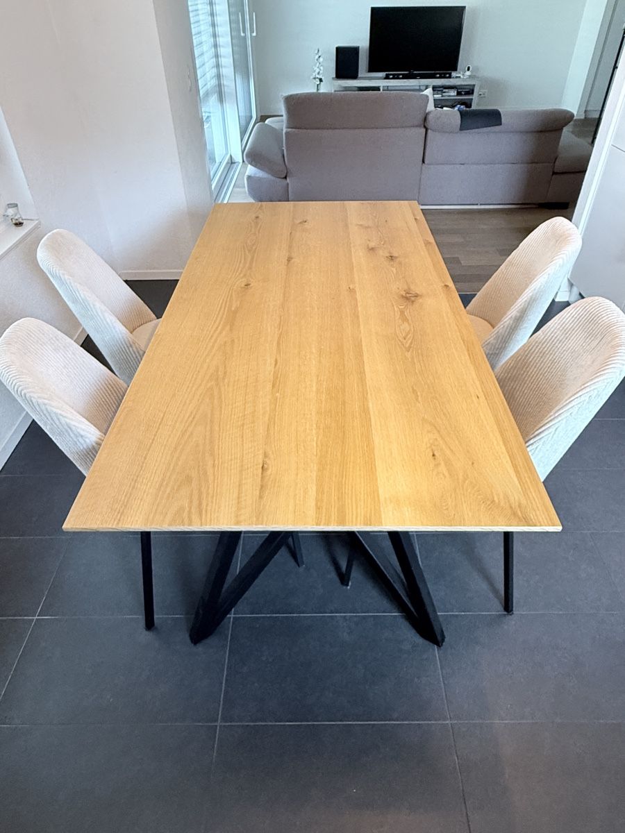 Conforama Set di tavolo e panche: Table bois massif 180x90x77cm – Usato da Gollion venduto da locs01 1