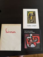 Carl Liner – signierter Kunstband1964 + 2 Ausstellungskatal