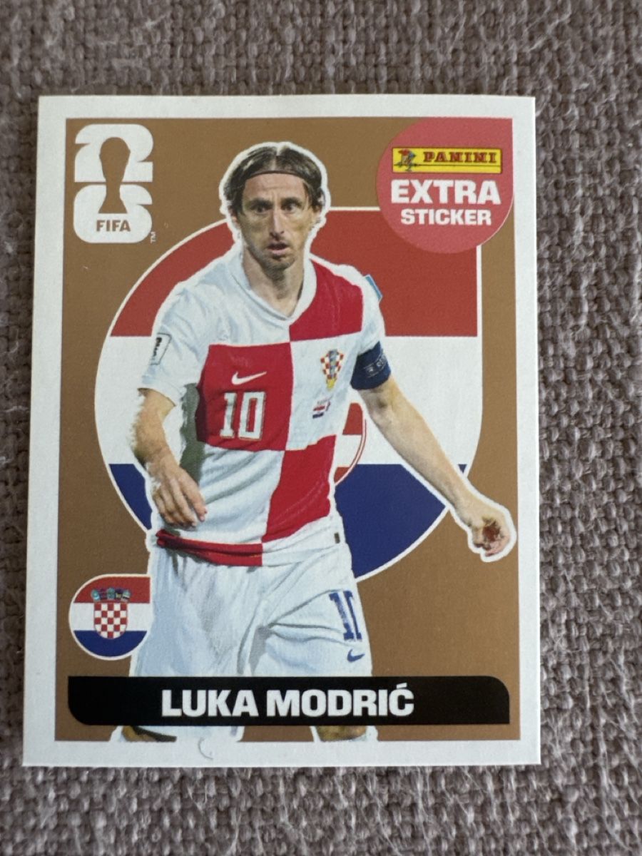 Panini Carte collezionabili: WM 2026 Panini extra Sticker Luka Modrić Bronze – Nuovo (secondo la descrizione) da Zürich venduto da Stg7 1