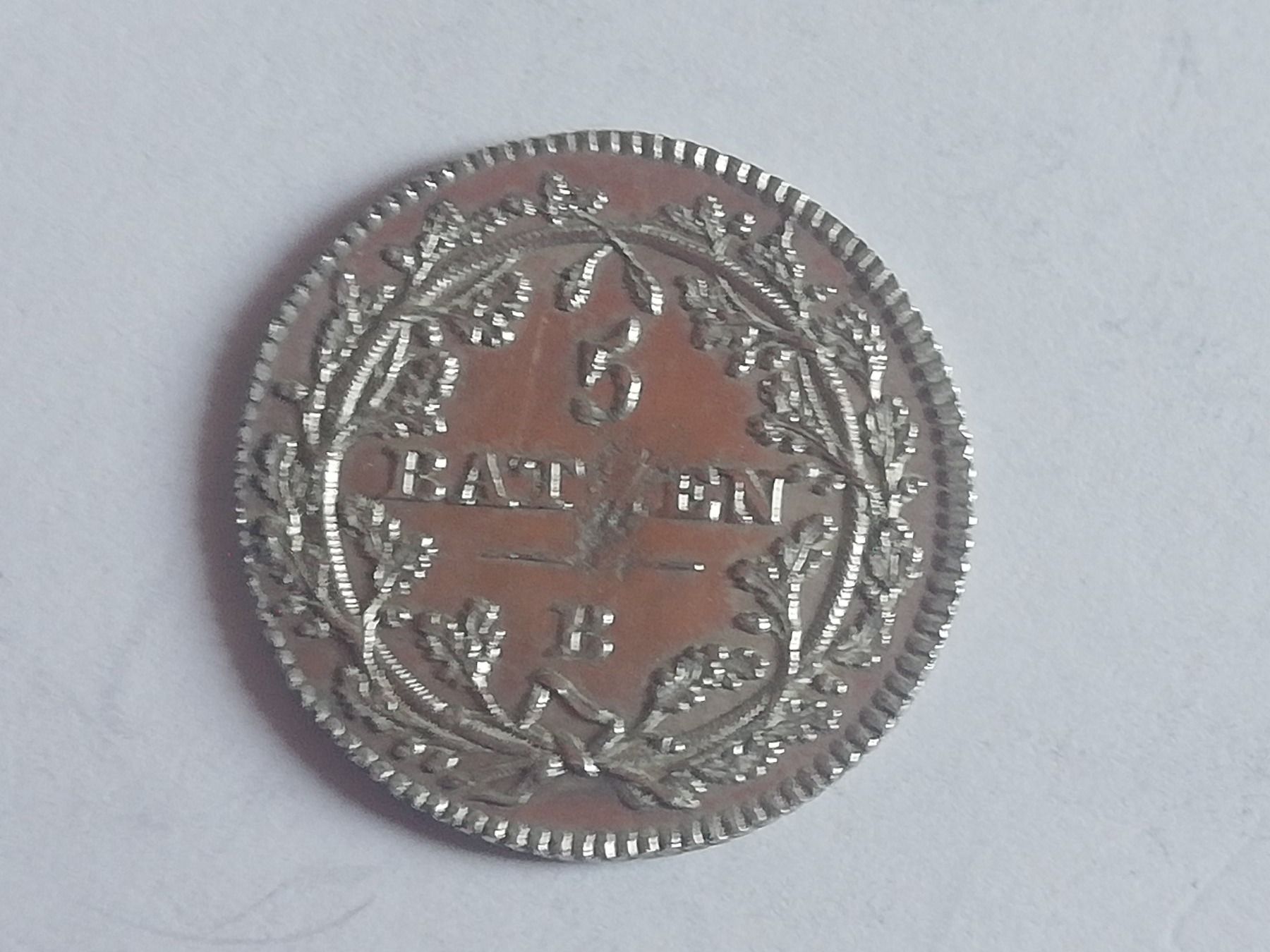 Tutti le monete: 5 Batzen B 1800 – Usato da Eschenbach SG venduto da Hoerbys
