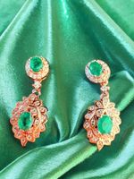 Boucles d’oreilles Royale Emeraude