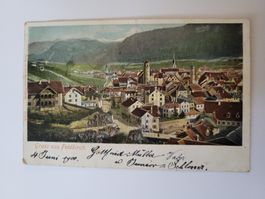 Ansichtskarte Gruss aus Feldkirch gelaufen 1900 Schweiz R34