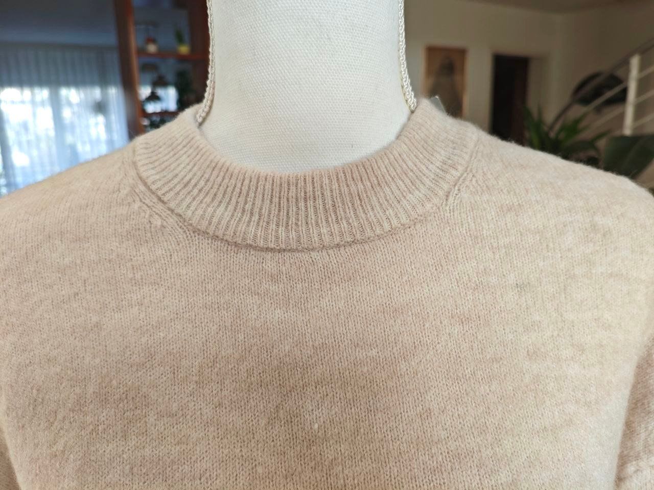 H&M Maglioni & Felpe: DAMEN WOLLE PULLOVER  GR.S H&M, HELL BEIGE, NEU – Nuovo e nell'imballaggio originale da Weiningen ZH venduto da actera 5