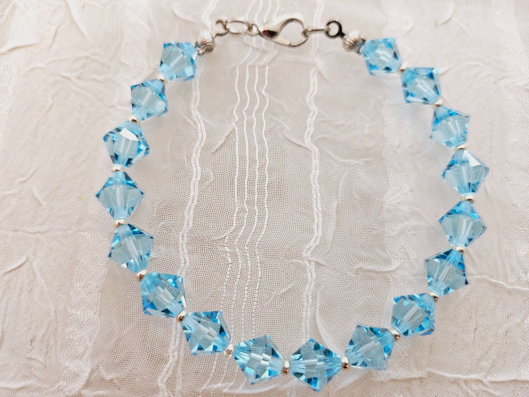 Bracciali & Braccialetti: Armkette aus swarovski perlen – Nuovo (secondo la descrizione) da Dietikon venduto da Eleda 1