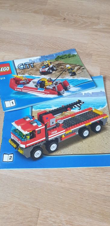 Lego 7213 Camion pompier tout-terrain et canot de sauvetage | Kaufen ...