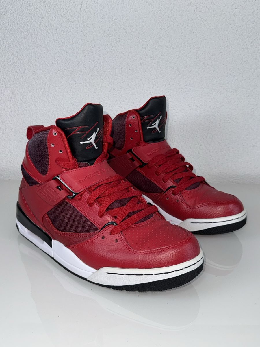 Jordan Scarpe da uomo: Jordan Flight 45 High Rot/Schwarz – Usato da Glattpark(Opfikon) venduto da modewelt
