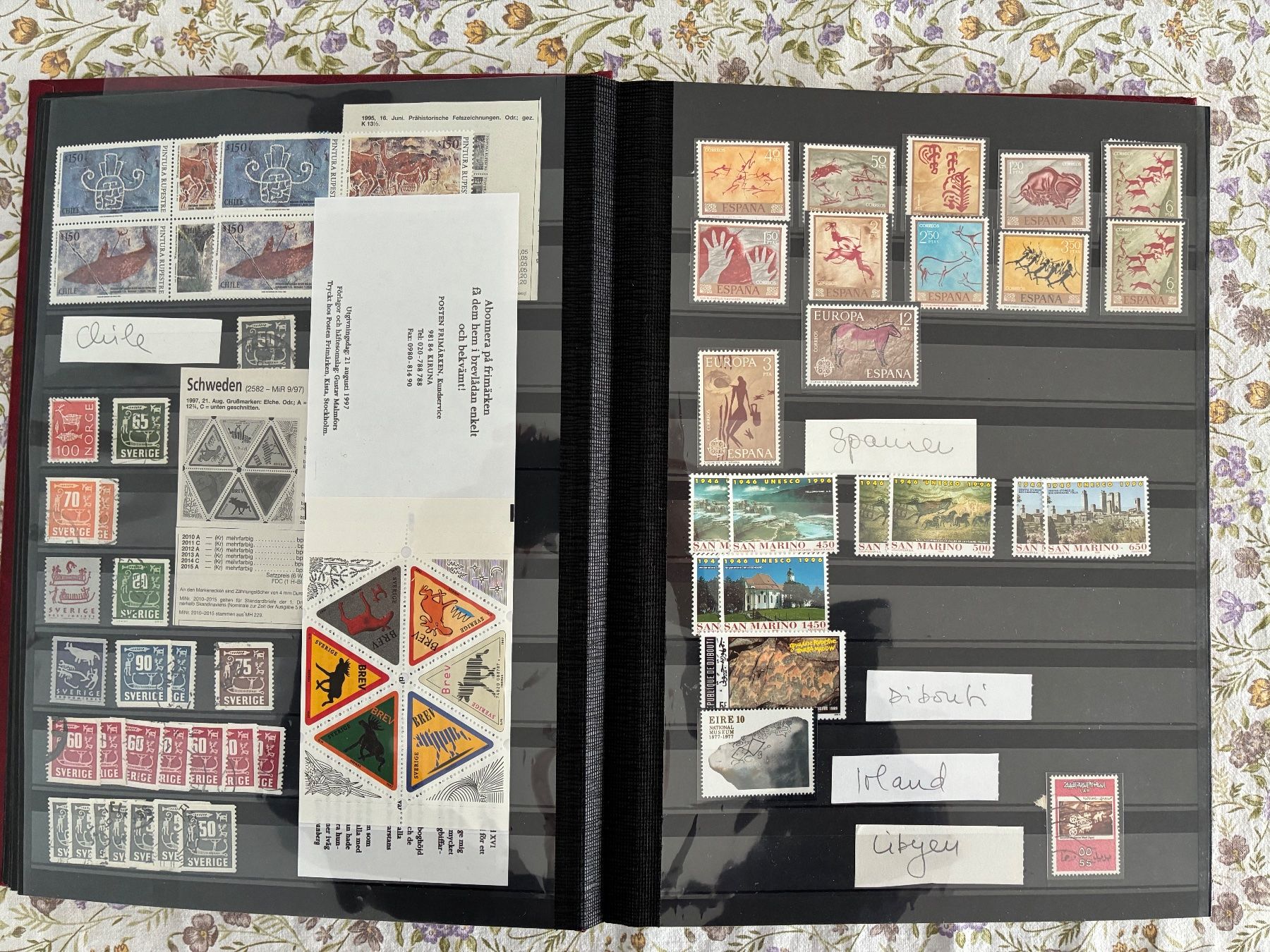 Alle Briefmarken: Thema: Felszeichnungen – Neu (gemäss Beschreibung) aus Burgdorf von Accipiter_nisus 3