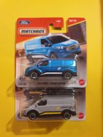 2 x Matchbox 2023 FORD E-TRANSIT CUSTOM