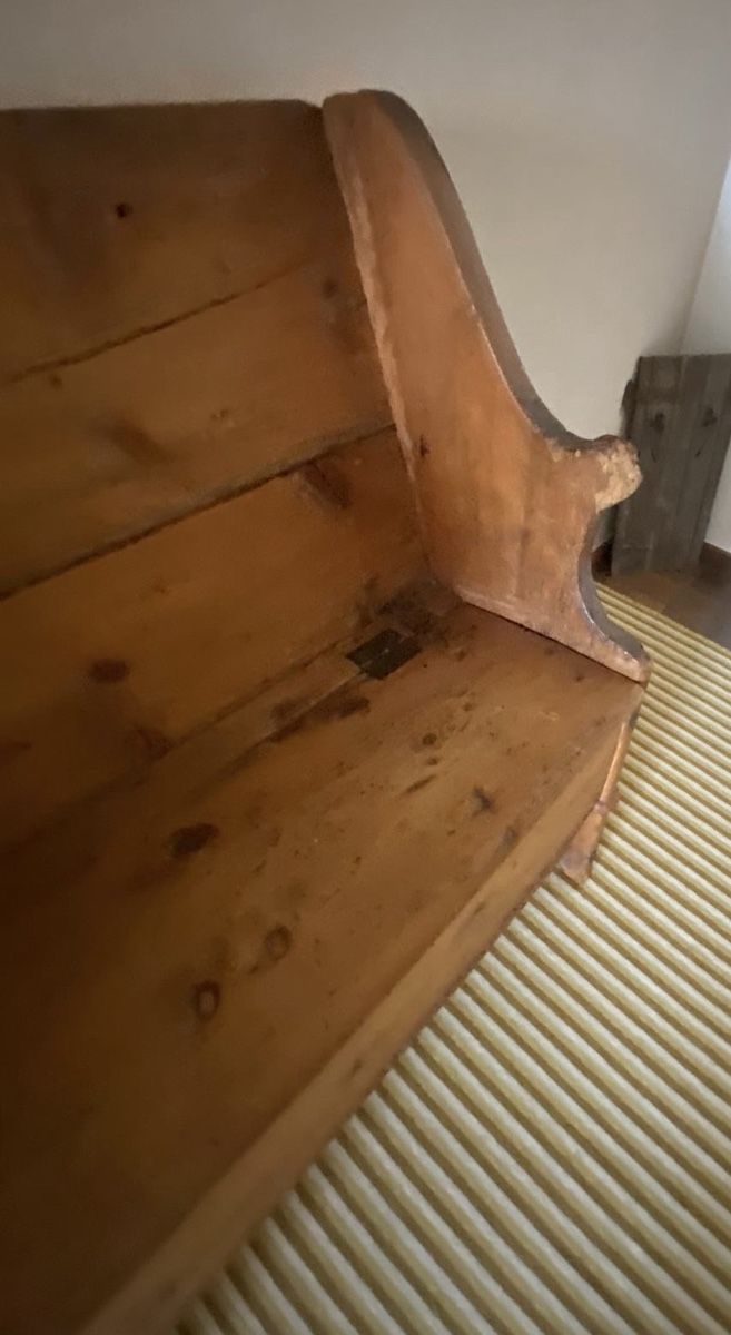 Panchine: Antike Tessiner Cheminee-Bank – Usato da Zürich venduto da Rabe777 5