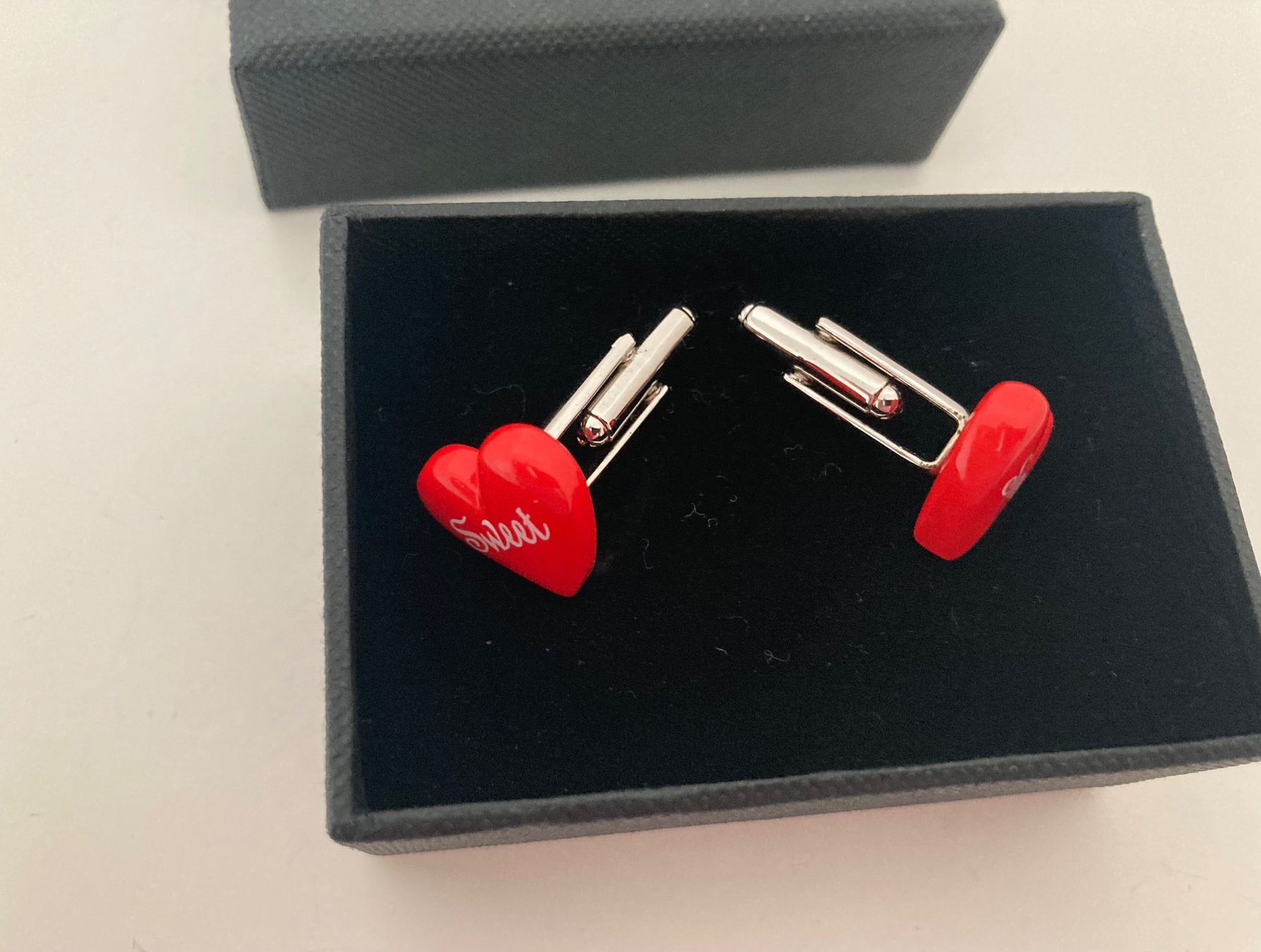 Gemelli: Manschettenknöpfe Cufflinks Herz Sweet – Nuovo e nell'imballaggio originale da Zürich venduto da tanteluzie 2